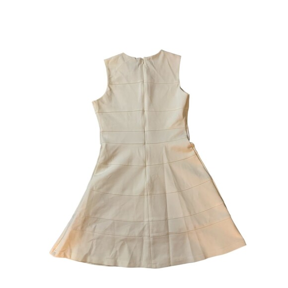 Milly Minis Dress Girls 7/8 White Sleeveless Fit Flare Party New Tag Elegant - Picture 2 of 3